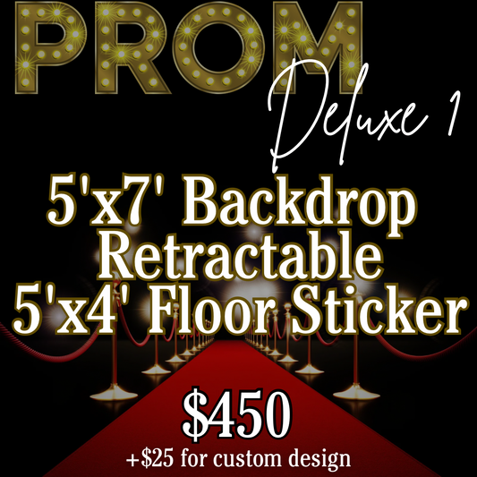 Backdrop/Floor Sticker/Retractable Package